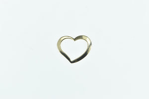 14K Heart Love Symbol Vintage Romantic Charm/Pendant Yellow Gold