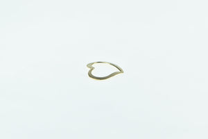 14K Heart Love Symbol Vintage Romantic Charm/Pendant Yellow Gold