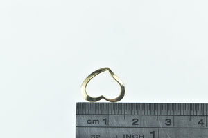 14K Heart Love Symbol Vintage Romantic Charm/Pendant Yellow Gold