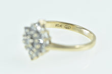 Load image into Gallery viewer, 10K 0.50 Ctw Vintage Diamond Cluster Statement Ring Yellow Gold