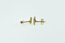 Load image into Gallery viewer, 14K Textured Nugget Raw Cluster Pebble Stud Earrings Yellow Gold