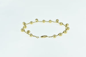 18K Marco Bicego Jaipur Tear Drop Pebble Chain Bracelet 6.5" Yellow Gold