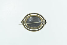 Load image into Gallery viewer, Gold Filled Ornate Hair Clothing Victorian Spinning Mourning Pin/Brooch