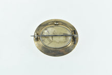 Load image into Gallery viewer, Gold Filled Victorian In Memory Woven Hair Mourning Photo Pin/Brooch