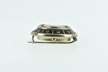 Load image into Gallery viewer, Gold Filled Victorian In Memory Woven Hair Mourning Photo Pin/Brooch