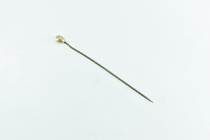 Gold Filled Pearl Wedding Victorian Boutonnière Stick Pin