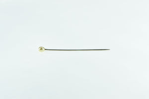 Gold Filled Pearl Wedding Victorian Boutonnière Stick Pin