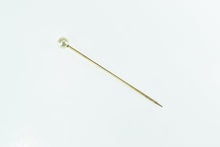 Load image into Gallery viewer, Gold Filled 6.3mm Pearl Victorian Wedding Boutonnière Stick Pin