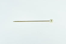 Load image into Gallery viewer, Gold Filled 6.3mm Pearl Victorian Wedding Boutonnière Stick Pin