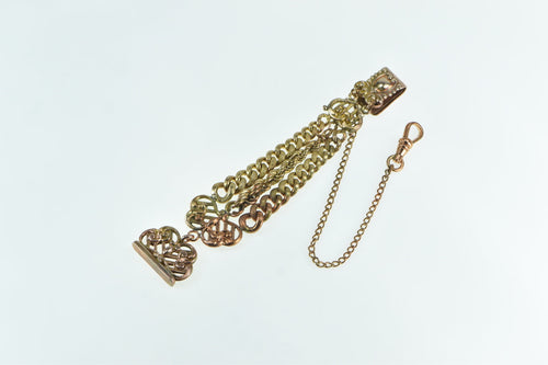 Gold Filled Elaborate Chain Pocket Watch Chain Fob