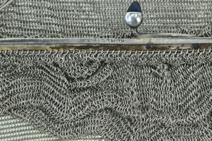 Sterling Silver Binder Bros. Inc. Sapphire Mesh Purse Hand Bag