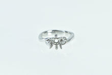 Load image into Gallery viewer, Platinum 0.24 Ctw Diamond 5.75mm Engagement Setting Ring