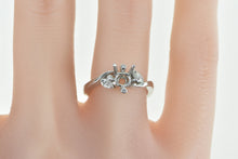 Load image into Gallery viewer, Platinum 0.24 Ctw Diamond 5.75mm Engagement Setting Ring