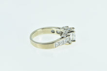 Load image into Gallery viewer, 14K 3.10 Ctw Radiant Cut Diamond Engagement Ring White Gold