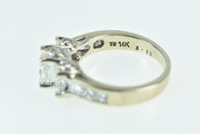 Load image into Gallery viewer, 14K 3.10 Ctw Radiant Cut Diamond Engagement Ring White Gold