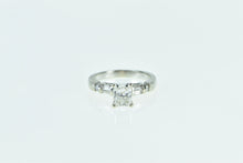 Load image into Gallery viewer, 14K 1.53 Ct Radiant Cut Diamond Engagement Ring White Gold