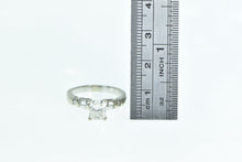 Load image into Gallery viewer, 14K 1.53 Ct Radiant Cut Diamond Engagement Ring White Gold