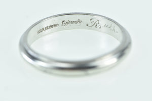 Platinum 4.25mm Men's Classic Wedding Band Ring