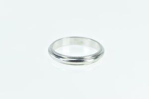 Platinum 4.25mm Men's Classic Wedding Band Ring