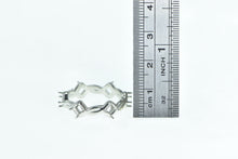 Load image into Gallery viewer, Platinum 6.3mm Twist Pattern Eternity Band Setting Ring