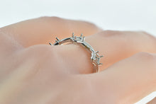 Load image into Gallery viewer, Platinum 6.3mm Twist Pattern Eternity Band Setting Ring