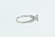 Load image into Gallery viewer, 10K 1.55 Ctw White Sapphire Diamond Engagement Ring White Gold