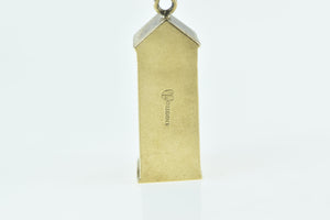 9K 3D Enamel London Kings Guard Tower of London Charm/Pendant Yellow Gold