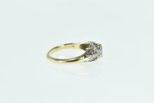 Load image into Gallery viewer, 18K Palladium 1930&#39;s Diamond Filigree Engagement Ring Yellow Gold