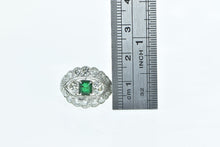 Load image into Gallery viewer, Platinum 4.00 Ctw Victorian Emerald Cut OEC Diamond Ring