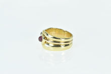 Load image into Gallery viewer, 18K Manfredi Ruby Diamond Vintage Statement Ring Yellow Gold