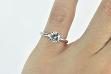 Load image into Gallery viewer, 14K 1.00 Ct Diamond Classic Solitaire Engagement Ring White Gold