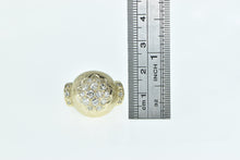 Load image into Gallery viewer, 14K 1950&#39;s 1.00 Ctw Diamond Domed Cocktail Ring Yellow Gold