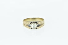 Load image into Gallery viewer, 14K 0.85 Rose Cut Diamond Victorian Engagement Ring Yellow Gold