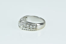 Load image into Gallery viewer, 14K 1.04 Ctw Round Diamond Encrusted Engagement Ring White Gold