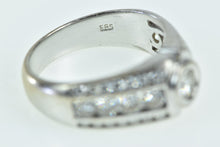 Load image into Gallery viewer, 14K 1.04 Ctw Round Diamond Encrusted Engagement Ring White Gold