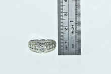 Load image into Gallery viewer, 14K 1.04 Ctw Round Diamond Encrusted Engagement Ring White Gold