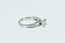 Load image into Gallery viewer, Platinum 1.23 Ctw Princess Diamond Engagement Ring