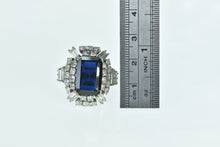 Load image into Gallery viewer, 14K 12.23 Ctw Emerald Sapphire Diamond VS-SI Ring White Gold