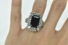 Load image into Gallery viewer, 14K 12.23 Ctw Emerald Sapphire Diamond VS-SI Ring White Gold