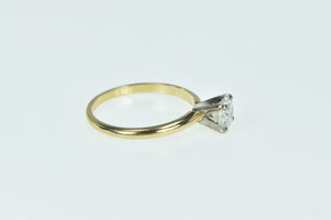 14K 0.90 Ct Diamond Solitaire Classic Engagement Ring Yellow Gold