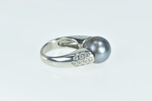 Load image into Gallery viewer, 18K 13.56mm South Sea Pearl 0.98 Ctw Diamond Ring White Gold