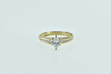 Load image into Gallery viewer, 14K 0.33 Ctw Marquise Diamond Engagement Ring Yellow Gold