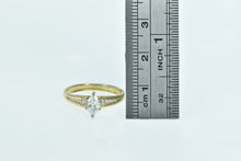 Load image into Gallery viewer, 14K 0.33 Ctw Marquise Diamond Engagement Ring Yellow Gold