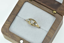 Load image into Gallery viewer, 14K 1940&#39;s 0.24 Ct Diamond Solitaire Engagement Ring Yellow Gold