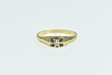 Load image into Gallery viewer, 14K Victorian Diamond Solitaire Engagement Ring Yellow Gold