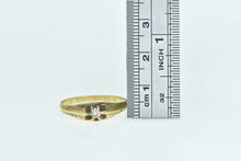 Load image into Gallery viewer, 14K Victorian Diamond Solitaire Engagement Ring Yellow Gold