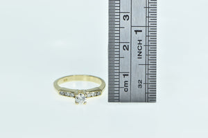 14K 0.33 Ctw Diamond Classic Engagement Ring Yellow Gold