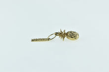 Load image into Gallery viewer, 14K Maui 3D Pineapple Tropical Travel Souvenir Charm/Pendant Yellow Gold