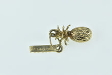 Load image into Gallery viewer, 14K Maui 3D Pineapple Tropical Travel Souvenir Charm/Pendant Yellow Gold