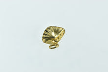 Load image into Gallery viewer, 18K 3D Venus Enamel Oyster Sim. Pearl Statement Charm/Pendant Yellow Gold